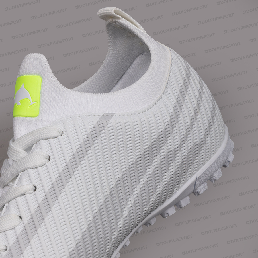 Бутсы футбольные KR-200 бело-зеленые