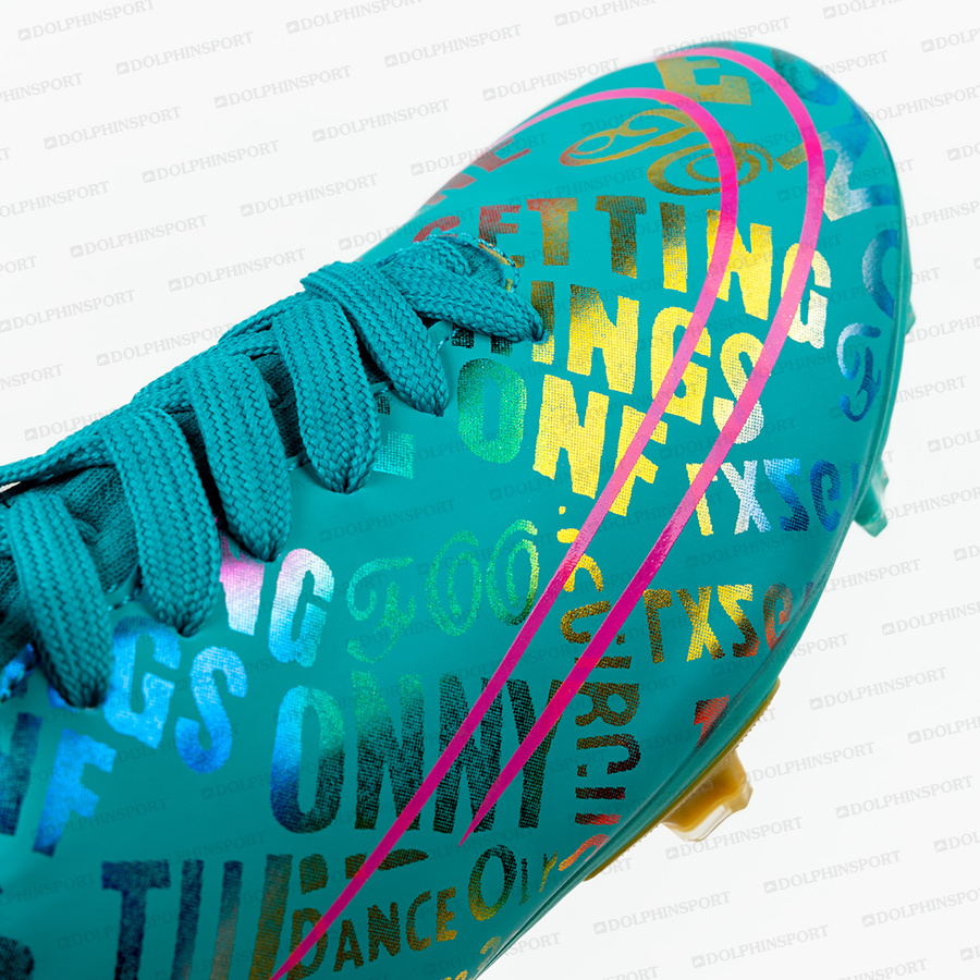 Бутсы футбольные KR-179/2 оранжевый-бирюзовый