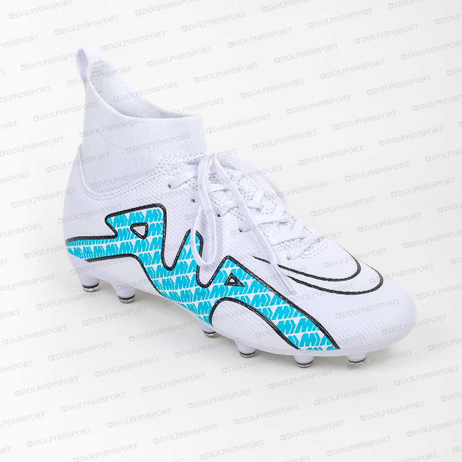 Бутсы футбольные KR-154 бело-синий