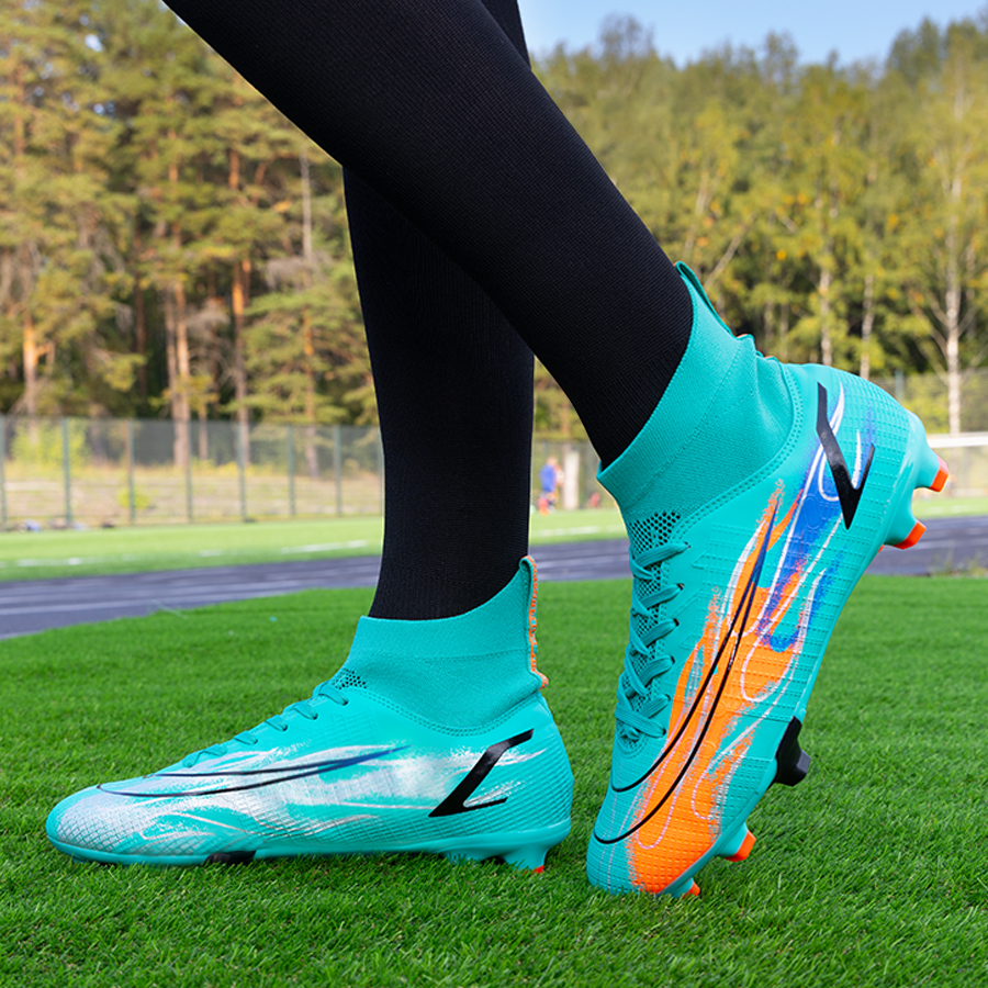 Бутсы футбольные KR-141/2 бирюзовый