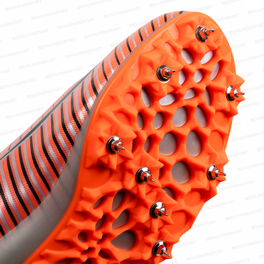 Шиповки KR-075 черно-оранжевые