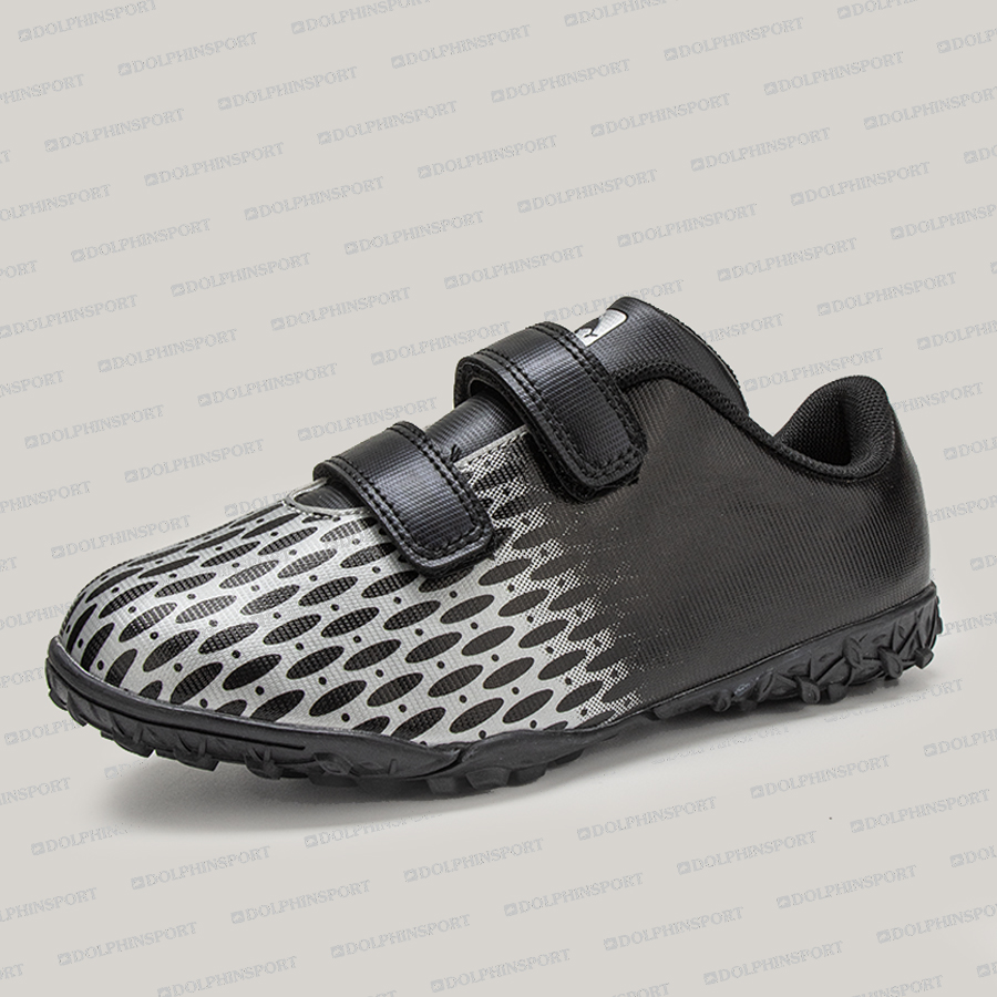 Бутсы футбольные KR-183 черно-серые