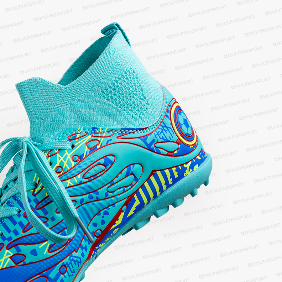 Бутсы футбольные KR-187 бирюзовый