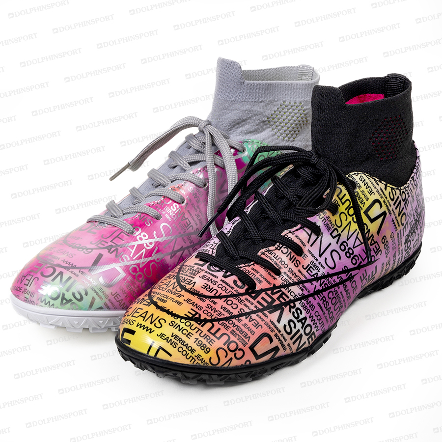 Бутсы футбольные KR-178 черный-белый