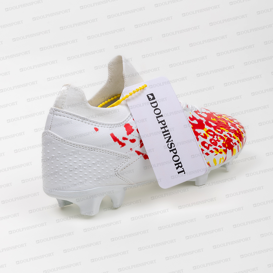 Бутсы футбольные KR-130 бело-красный