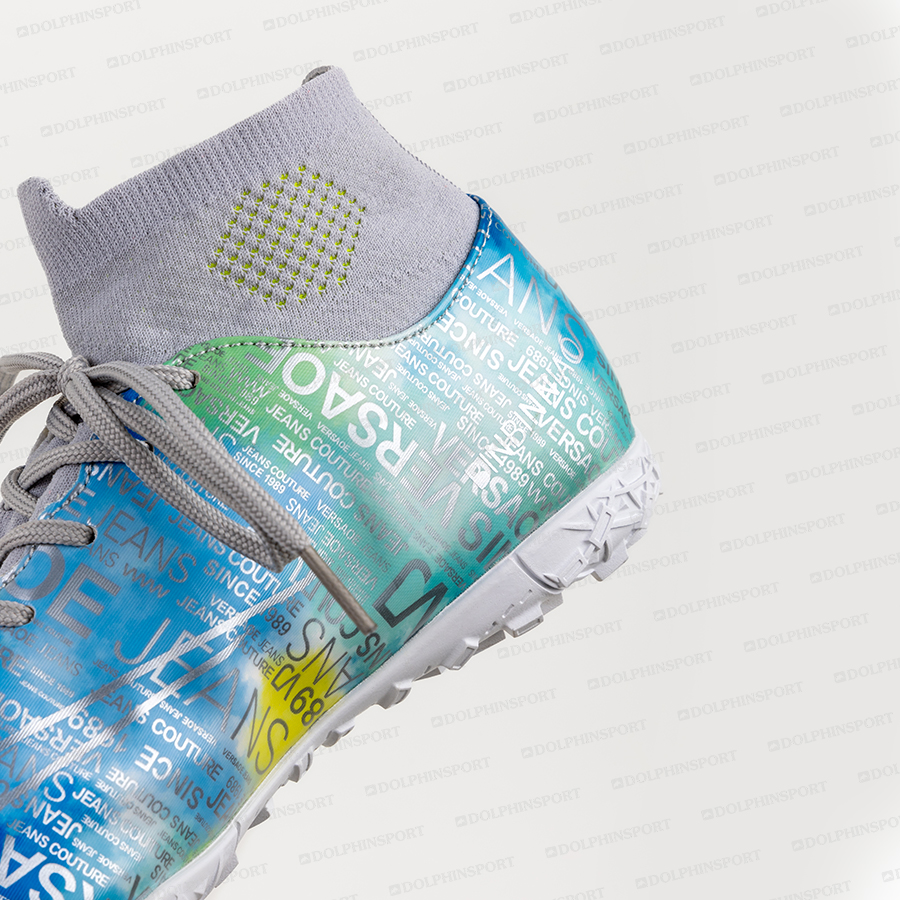 Бутсы футбольные KR-178 бело-голубой