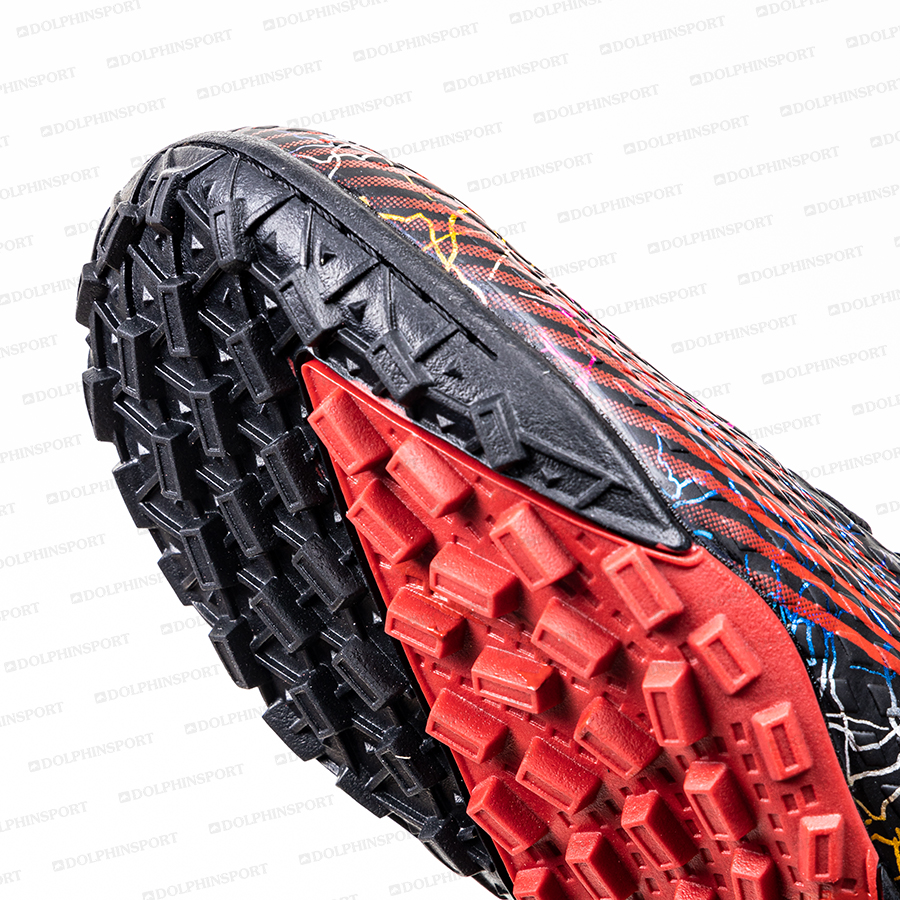 Бутсы футбольные KR-134 черно-красные