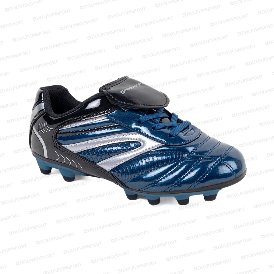 Бутсы футбольные KR-064 черно-синие