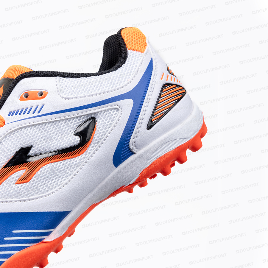 Бутсы футбольные KR-184 бело-оранжевый