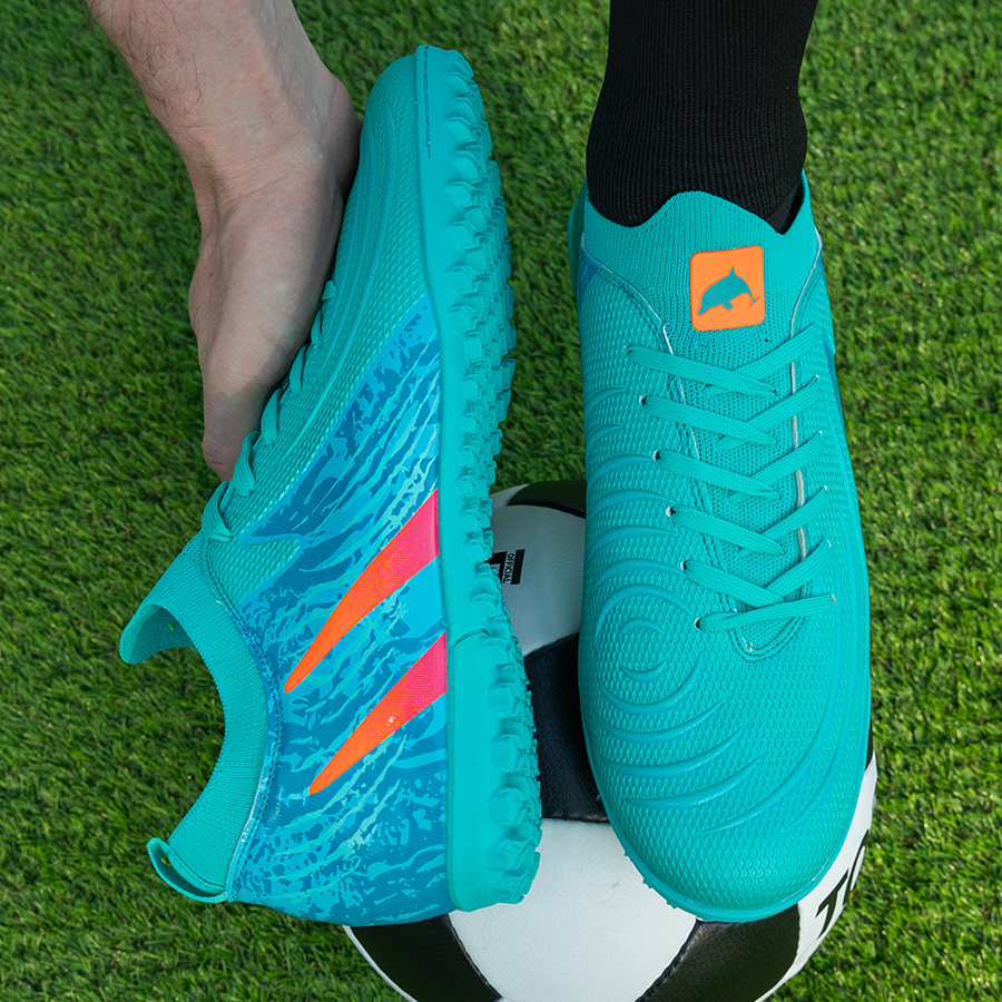 Бутсы футбольные KR-201 бирюзовые