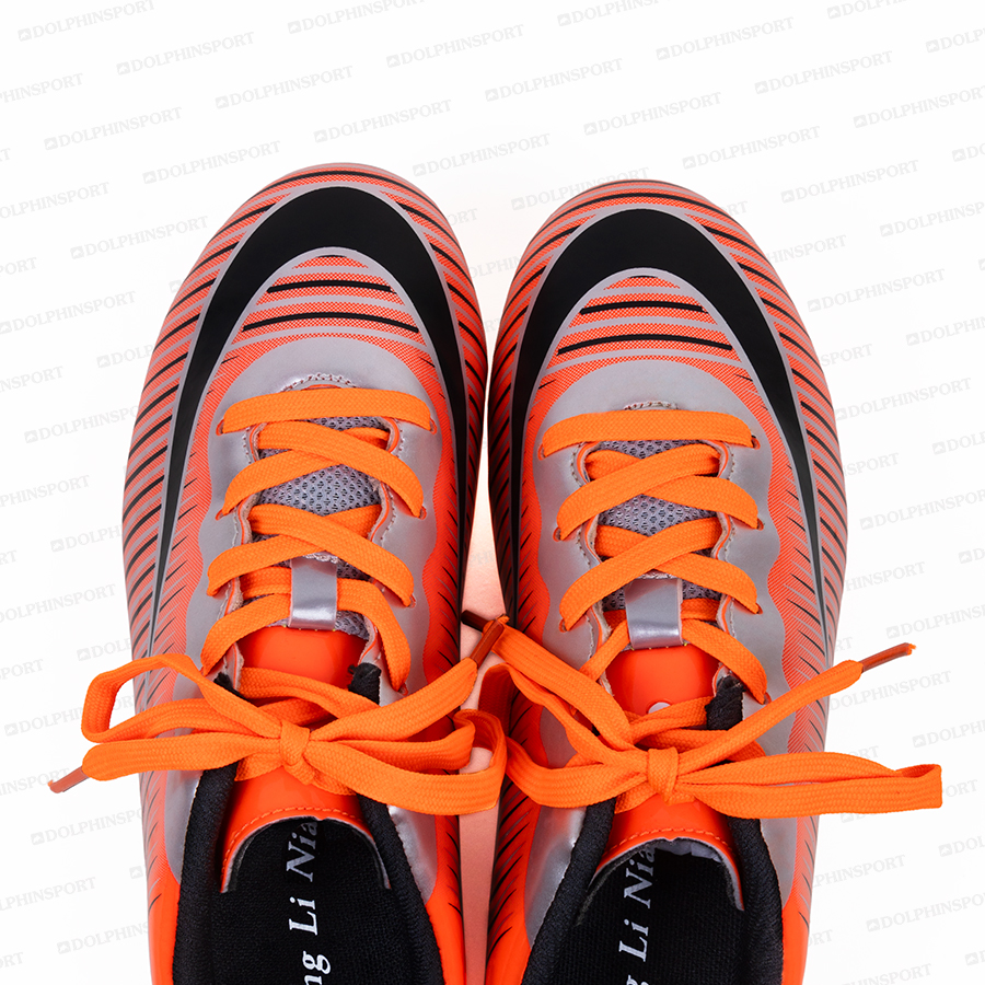 Шиповки KR-075 черно-оранжевые