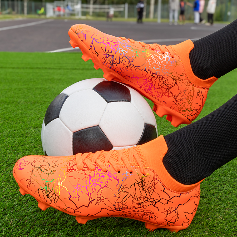 Бутсы футбольные KR-131 оранжевые