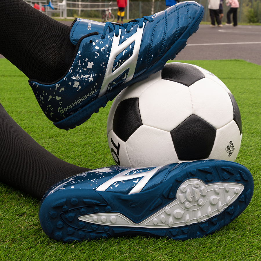 Бутсы футбольные KR-063 темно-синие