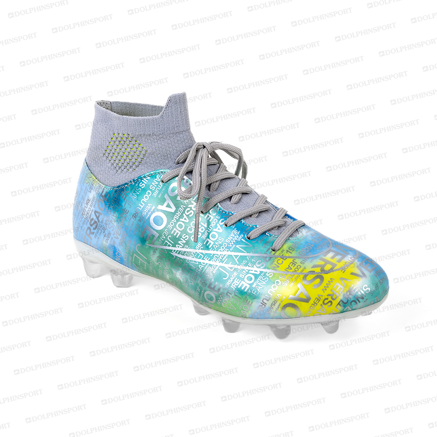 Бутсы футбольные KR-178/2 бело-голубой