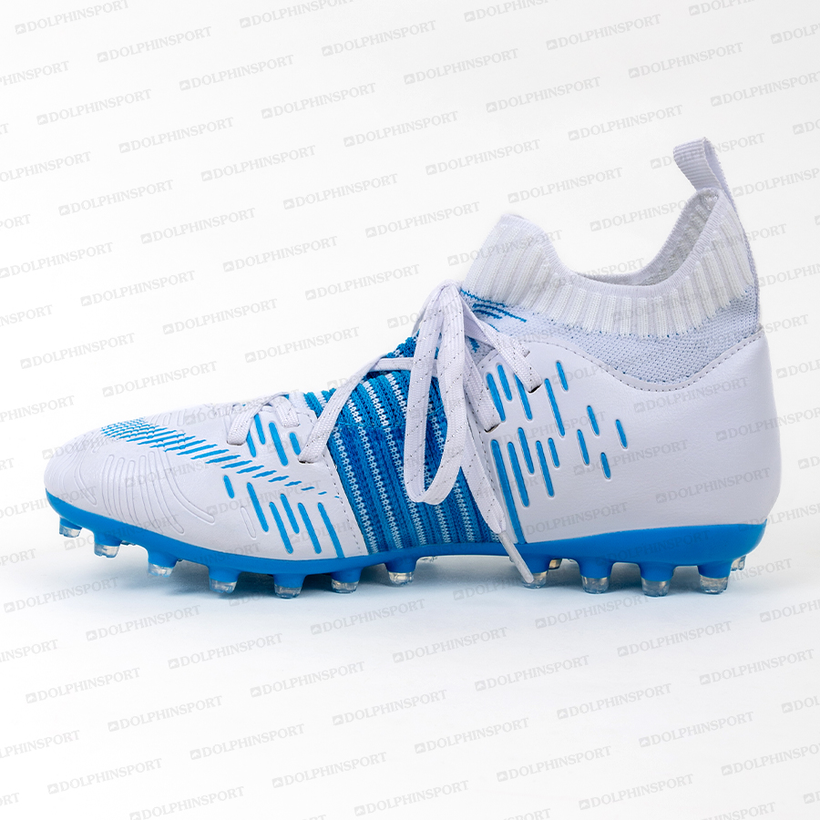 Бутсы футбольные KR-177/2 бело-голубой