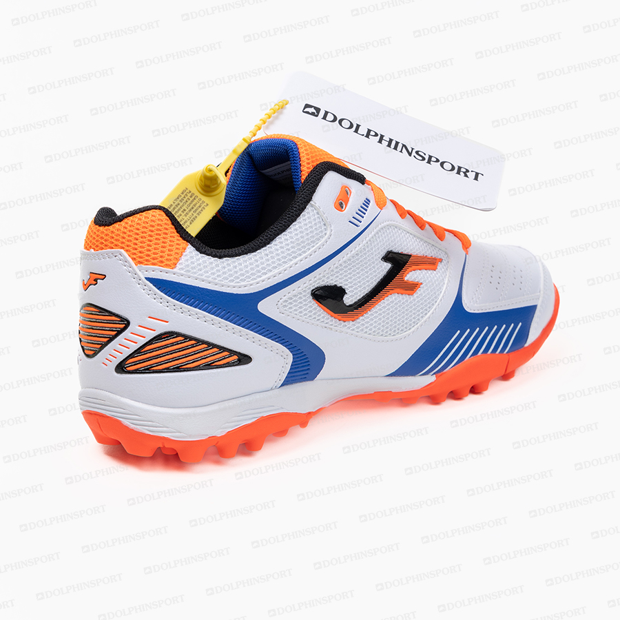 Бутсы футбольные KR-184 бело-оранжевый