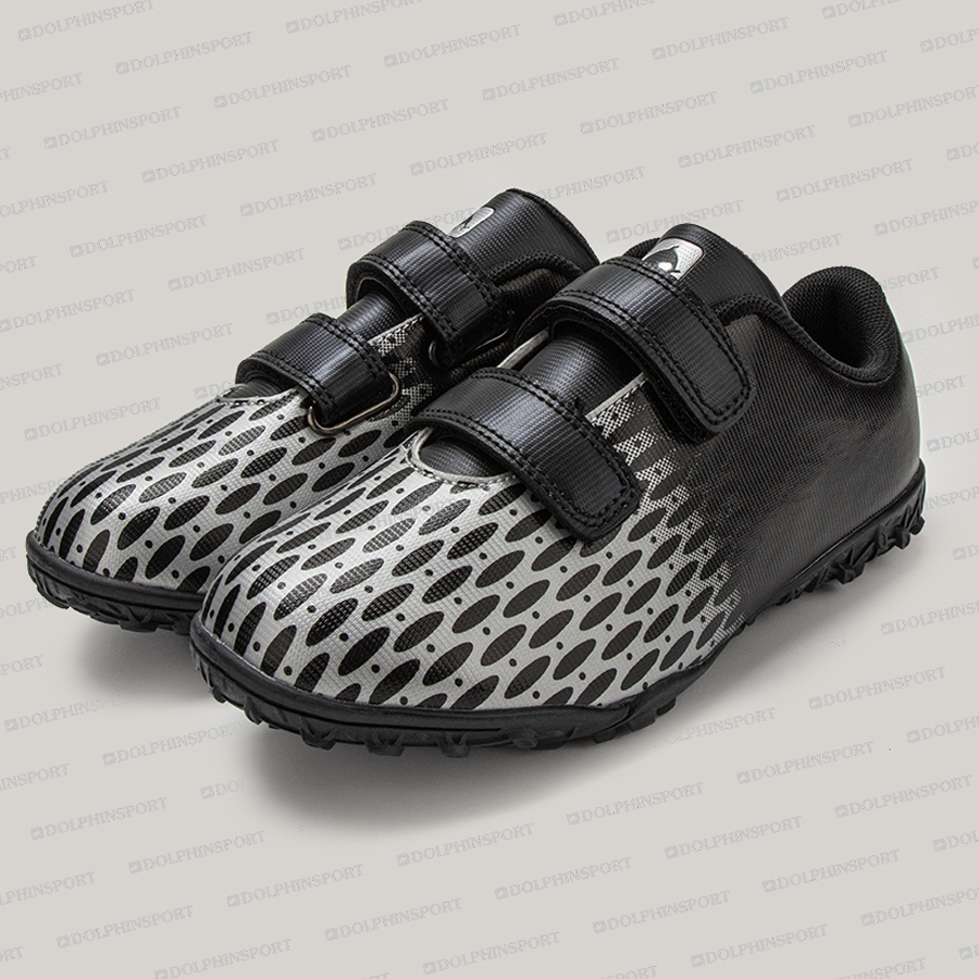 Бутсы футбольные KR-183 черно-серые