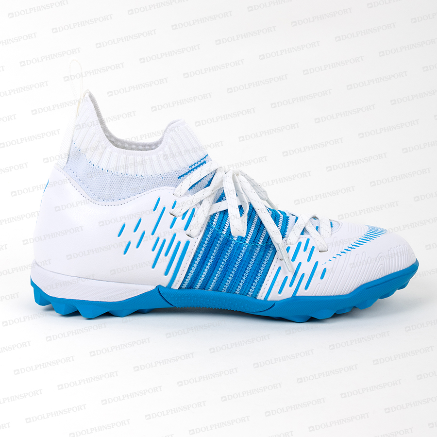 Бутсы футбольные KR-177 бело-голубой