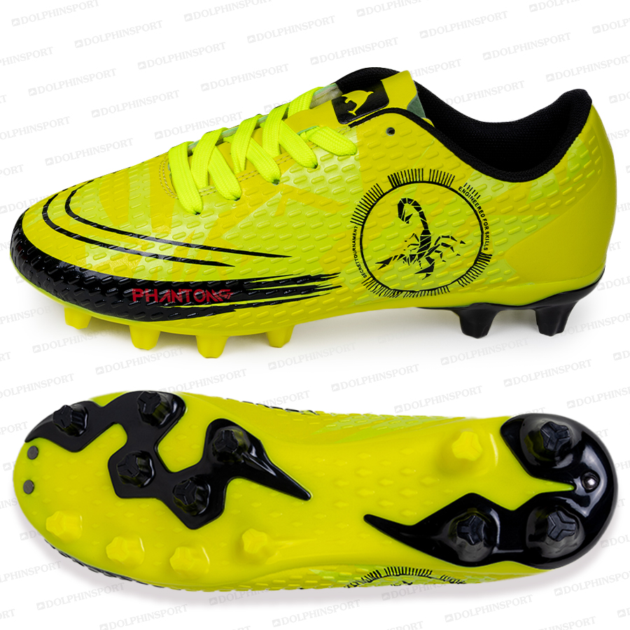 Бутсы футбольные KR-189/2 желто-зеленый