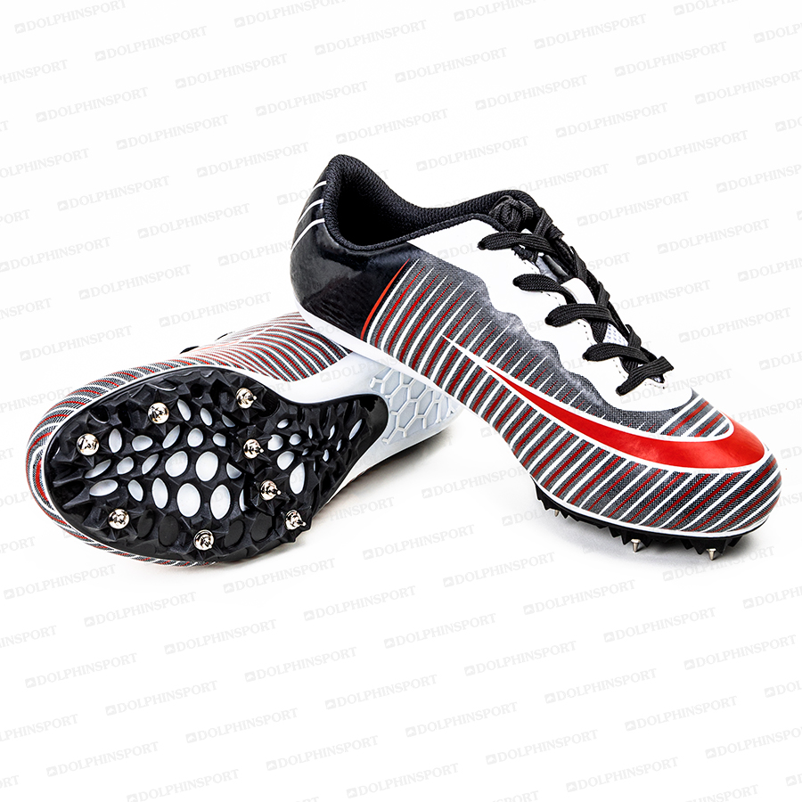 Шиповки KR-075 черно-красные