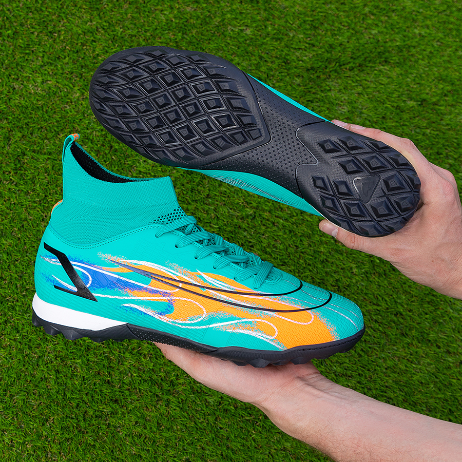 Бутсы футбольные KR-141 бирюзовый