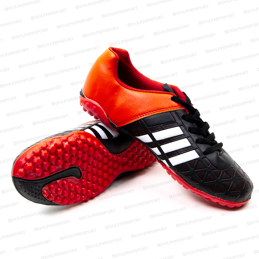 Бутсы футбольные KR-105 красно-черные