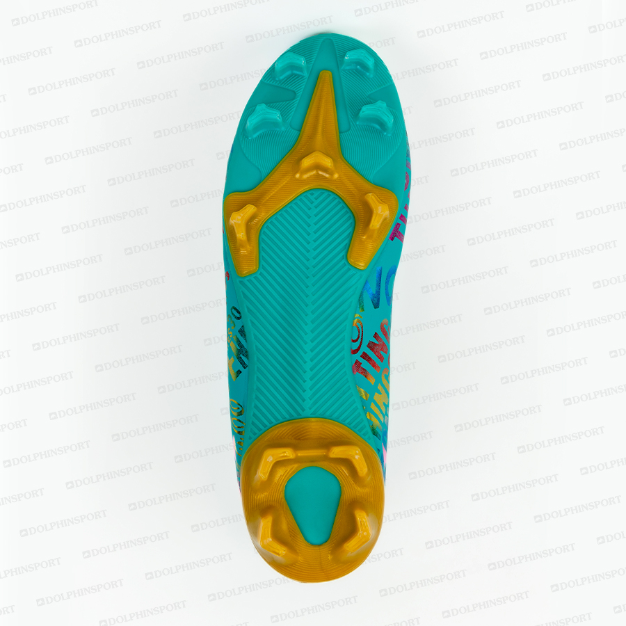 Бутсы футбольные KR-179/2 оранжевый-бирюзовый