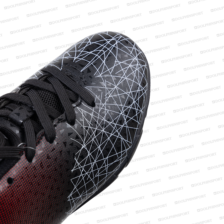 Бутсы футбольные KR-061 черно-красные