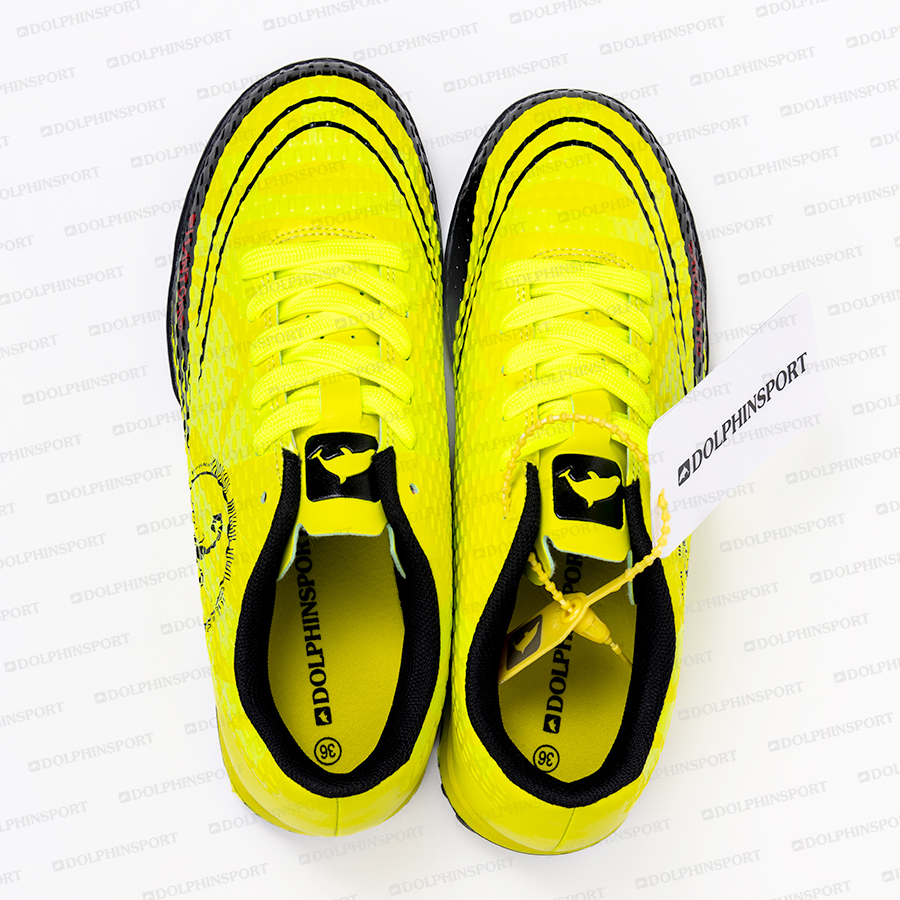 Бутсы футбольные KR-189 желто-зеленый