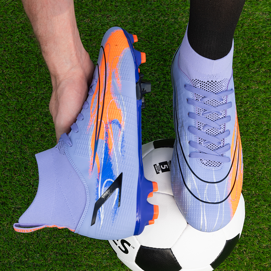 Бутсы футбольные KR-141/2 сиреневый