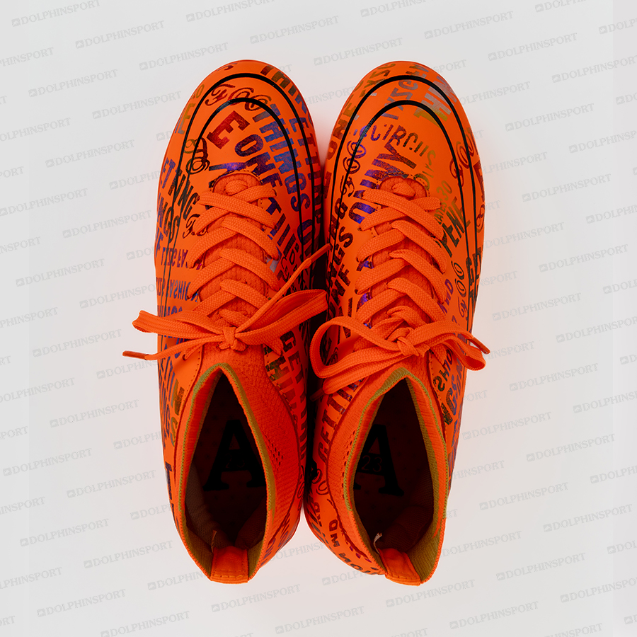 Бутсы футбольные KR-179 оранжевый