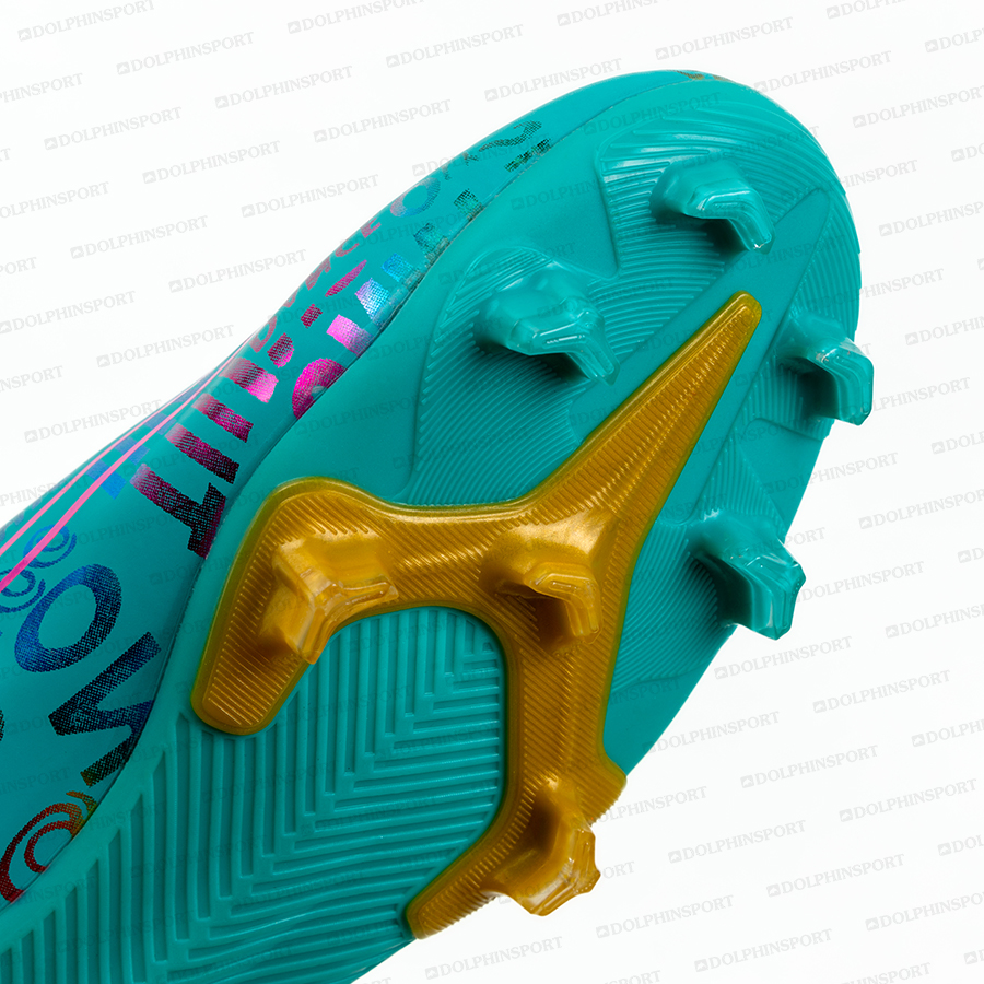 Бутсы футбольные KR-179/2 оранжевый-бирюзовый