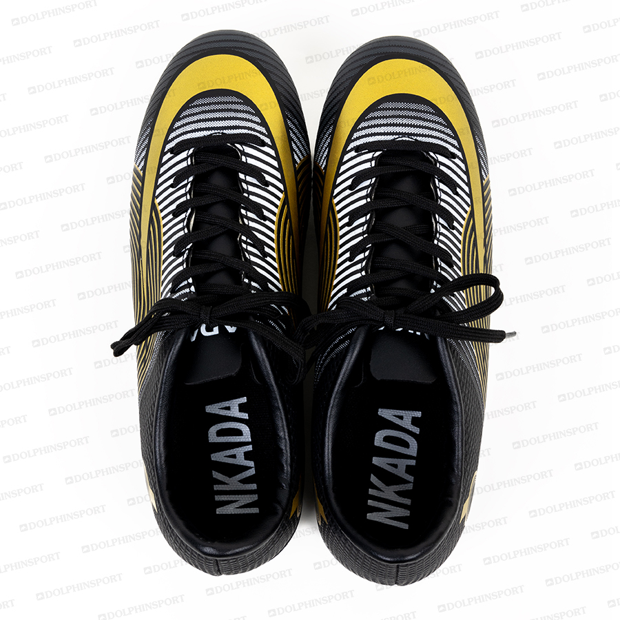 Бутсы футбольные KR-155 черно-золотой