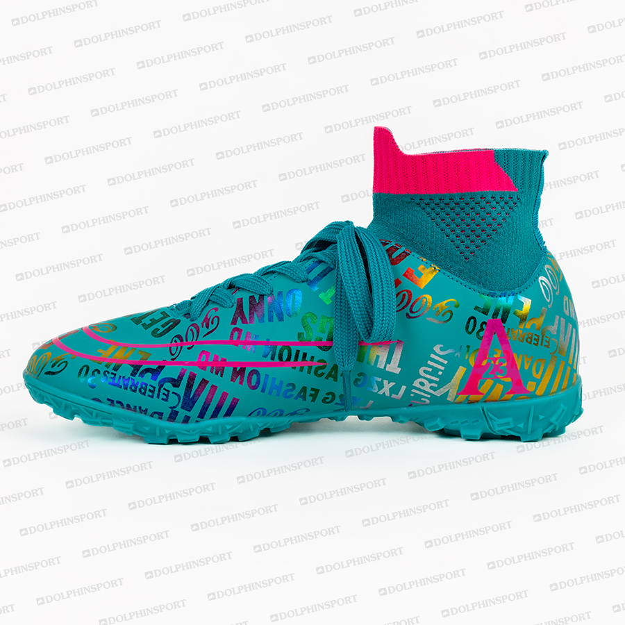 Бутсы футбольные KR-179 бирюзовый