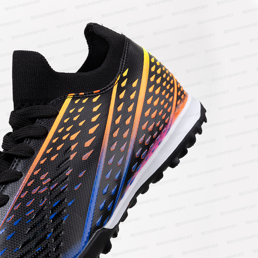 Бутсы футбольные KR-157 черно-оранжевый