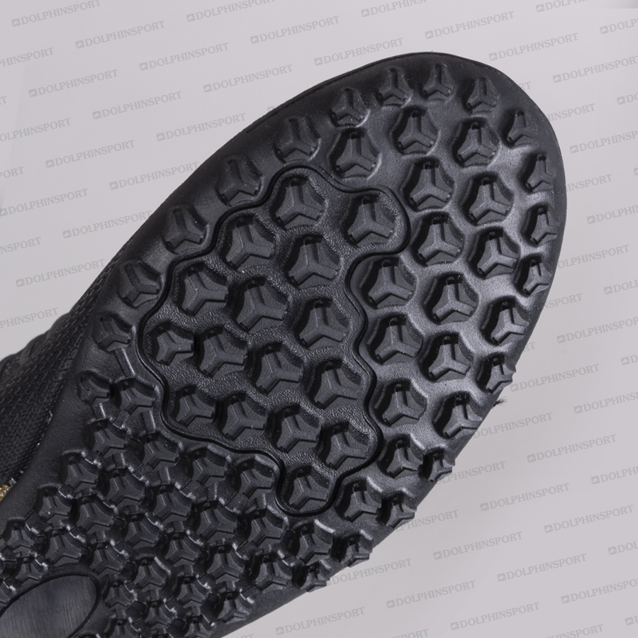 Бутсы футбольные KR-201 черно-золотистые