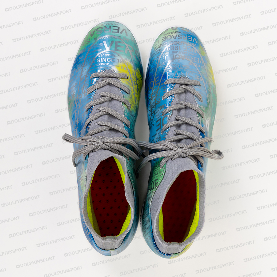 Бутсы футбольные KR-178 бело-голубой