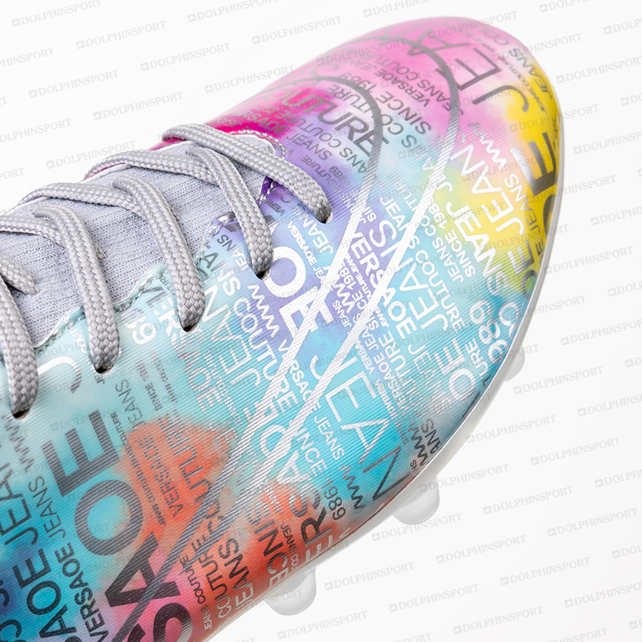 Бутсы футбольные KR-178/2 розовый-голубой