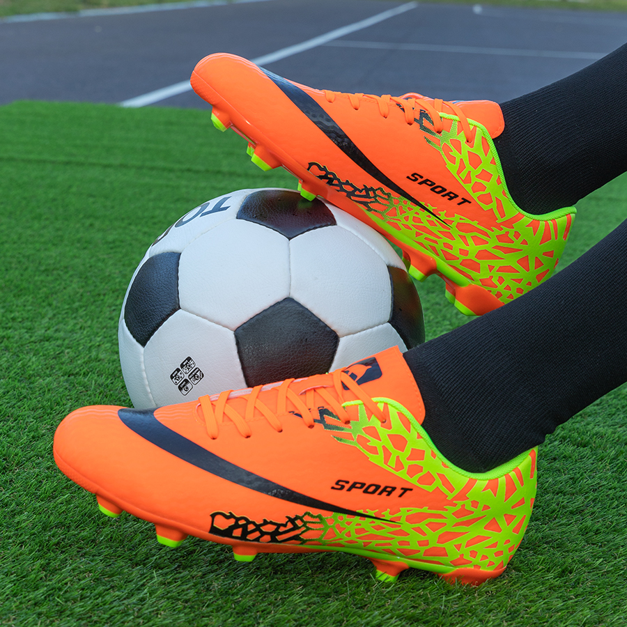 Бутсы футбольные KR-121 оранжевые