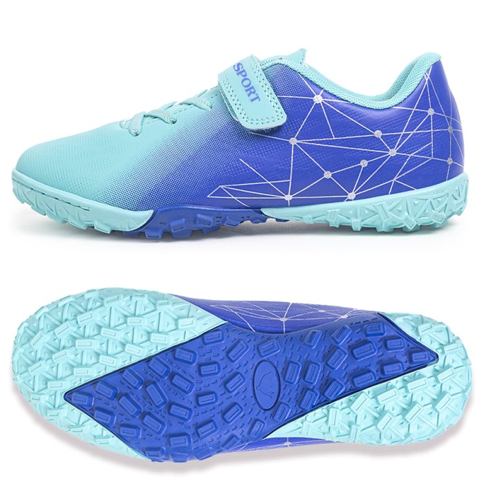 Бутсы футбольные KR-197 сине-голубые