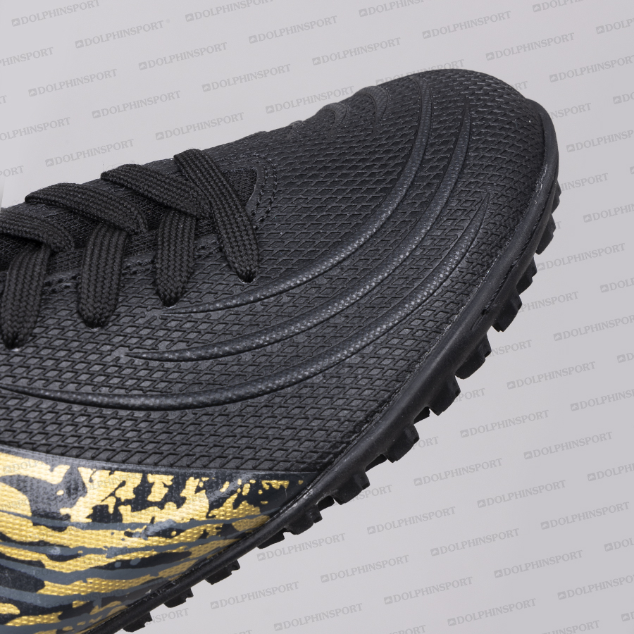 Бутсы футбольные KR-201 черно-золотистые