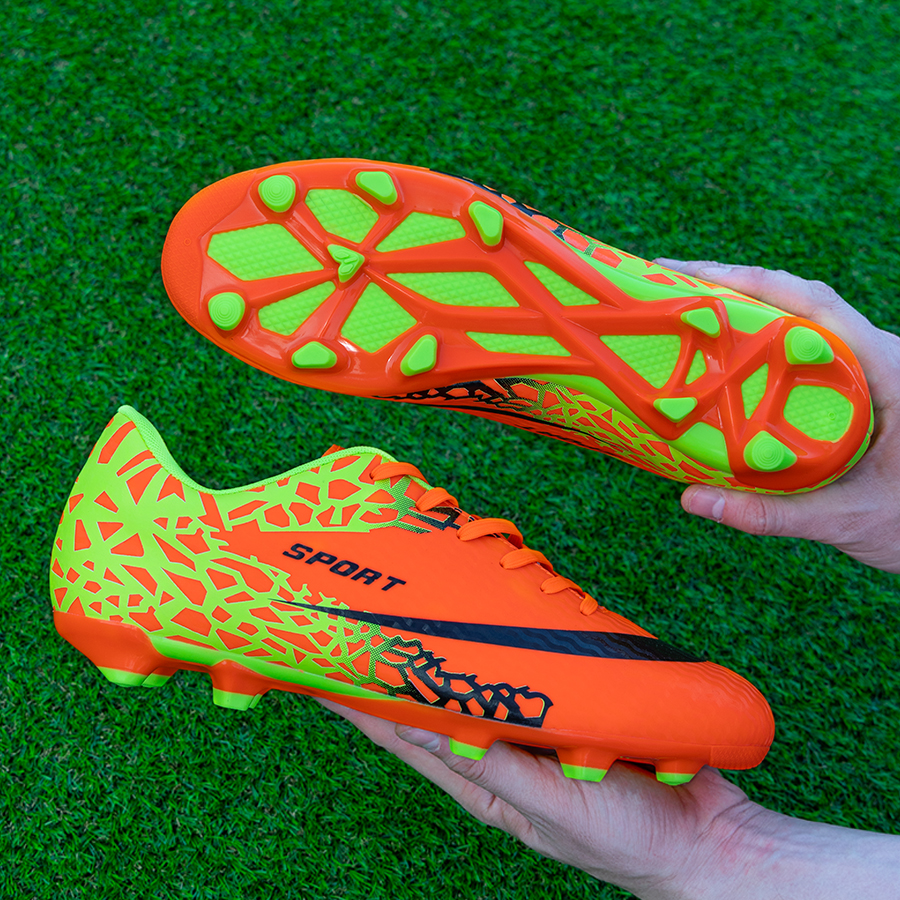 Бутсы футбольные KR-121 оранжевые