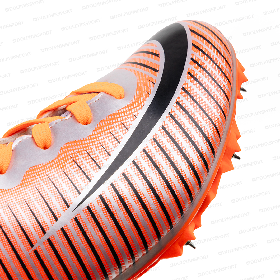 Шиповки KR-075 черно-оранжевые