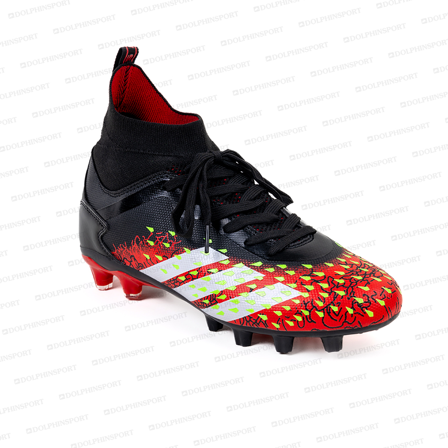 Бутсы футбольные KR-180/2 черно-красные