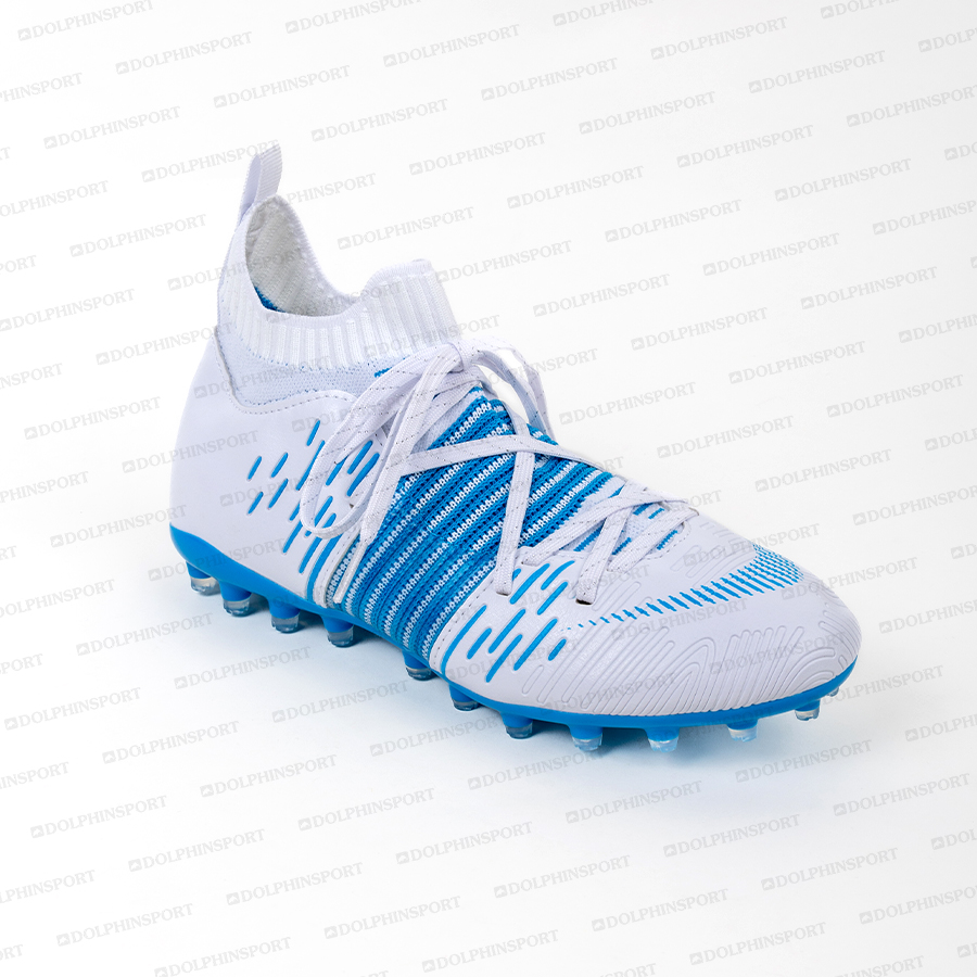Бутсы футбольные KR-177/2 бело-голубой