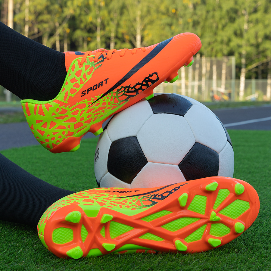 Бутсы футбольные KR-121 оранжевые