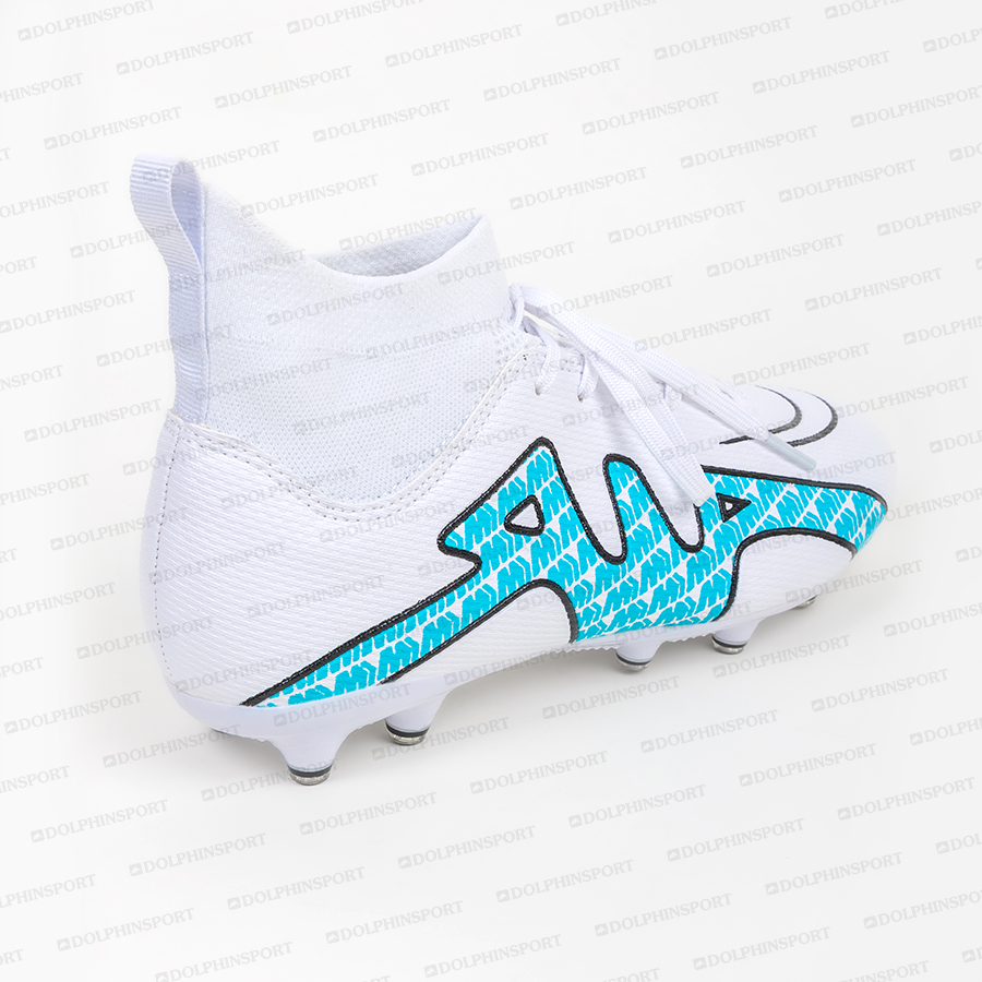 Бутсы футбольные KR-154 бело-синий