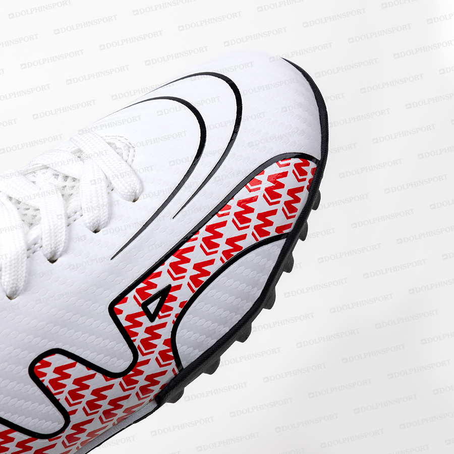 Бутсы футбольные KR-160 бело-красный