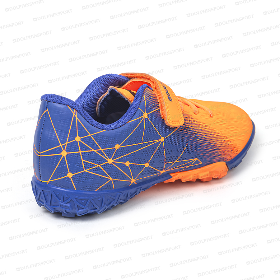 Бутсы футбольные KR-197 сине-оранжевые