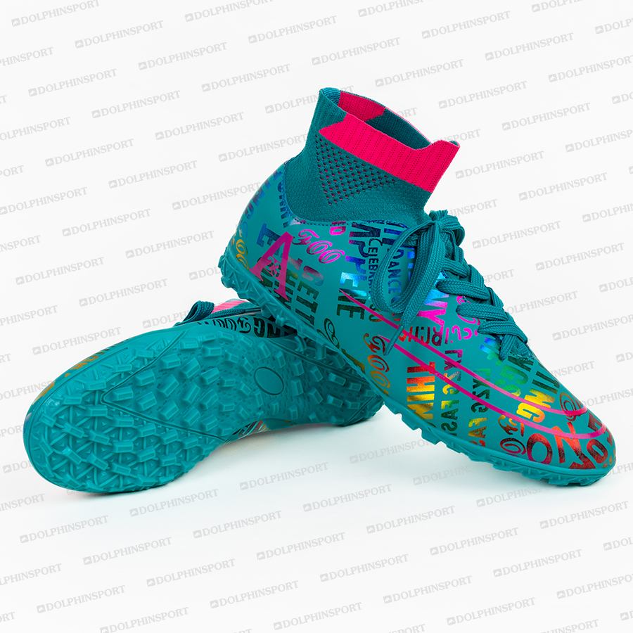 Бутсы футбольные KR-179 бирюзовый